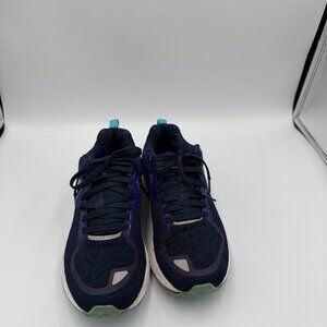 Reebok One Distance 2.0 Running Shoes, Women's Size 6.5  Purple, navy and pewter